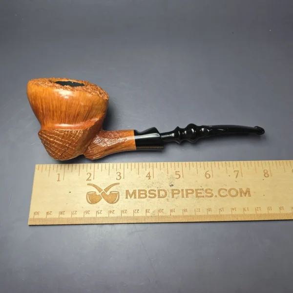 Preben Holm Delight XL Partially Sandblasted Freehand Estate Briar Pipe, Unsmoked - Image 10