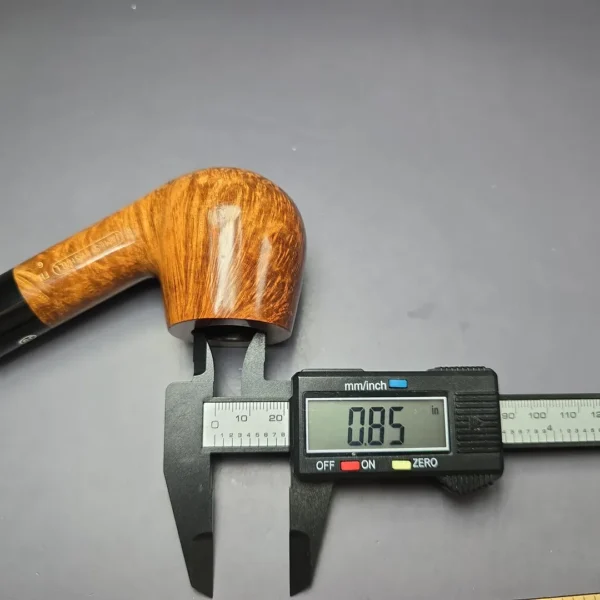 James Upshall P Grade Group 6 Smooth Apple Estate Briar Pipe, Unsmoked - Image 10