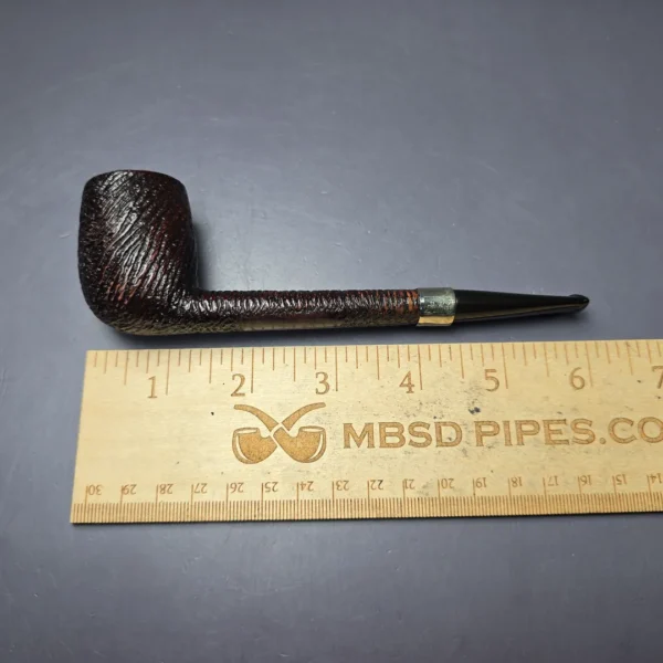 Sasieni 1946-50 Four Dot Amesbury Patent Rusticated Lumberman Estate Briar Pipe, English Estates - Image 10