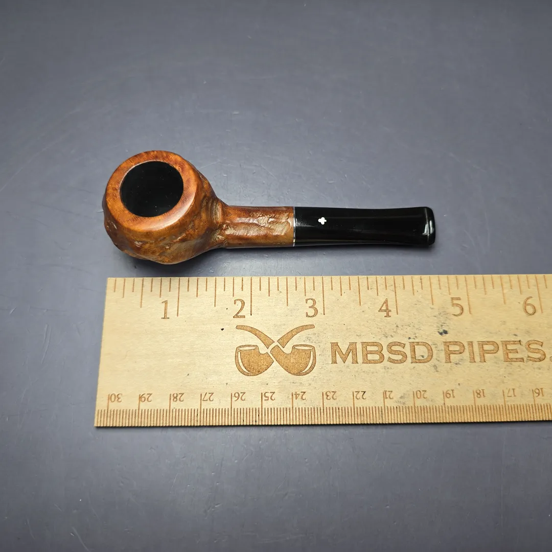 Kaywoodie Drinkless Tuckaway Rusticated Nosewarmer Apple Estate Briar Pipe, American Estates - Image 10