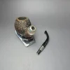 Caminetto Business Rusticated Apple w/ Silver Estate Briar Pipe, Italian Estates - Image 10