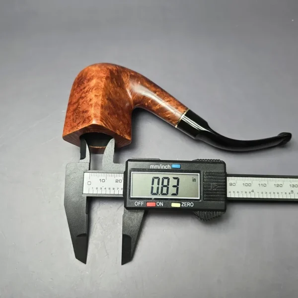 GBD Facet Smooth Bent Panel Dublin Estate Briar Pipe, English Estates - Image 10