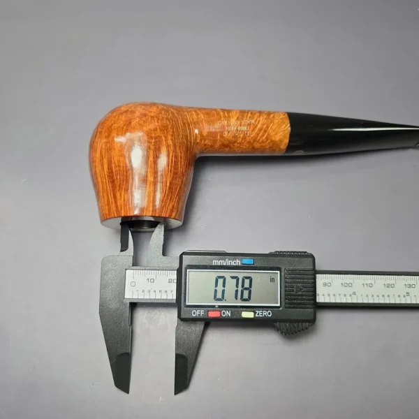 James Upshall Empire Series Executive Magnum Smooth Brandy Estate Briar Pipe, Unsmoked - Image 10