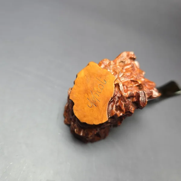 Micoli (Robert Burns) Rusticated Freehand Sitter Estate Briar Pipe, Unsmoked - Image 10