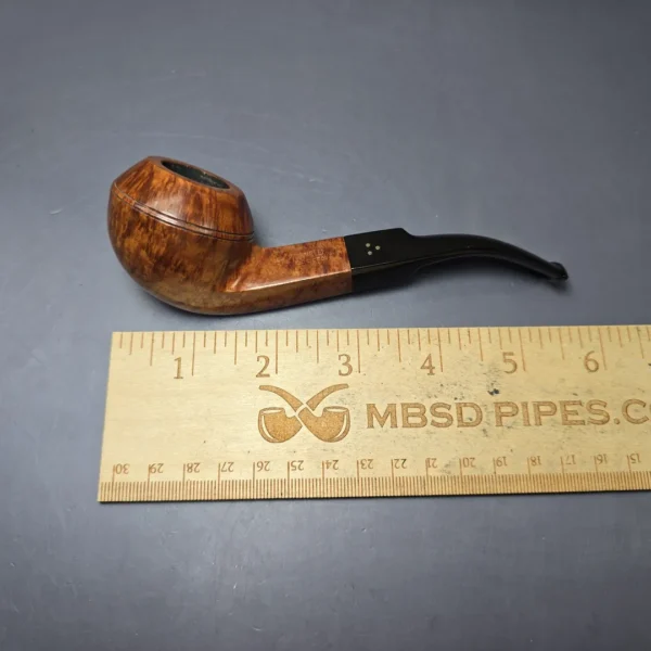 Savinelli Giubileo D'Oro 623 Smooth Bulldog Estate Briar Pipe, Italian Estates - Image 10