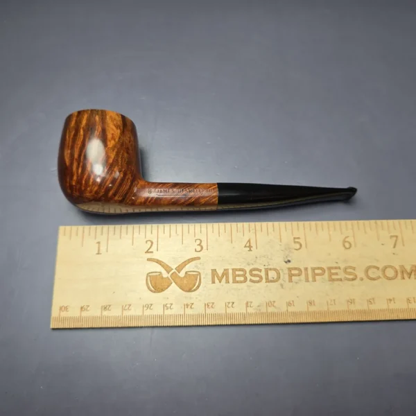 James Upshall B Grade Smooth Panel Shank Pot Estate Briar Pipe, English Estates - Image 11