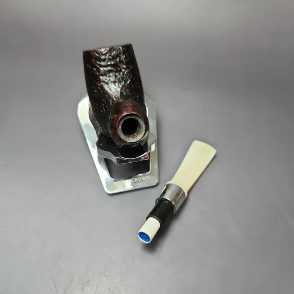 Jolly Roger Tortuga by Roger Wallenstein Sandblasted Estate Briar Pipe, German Estates 9mm - Image 12