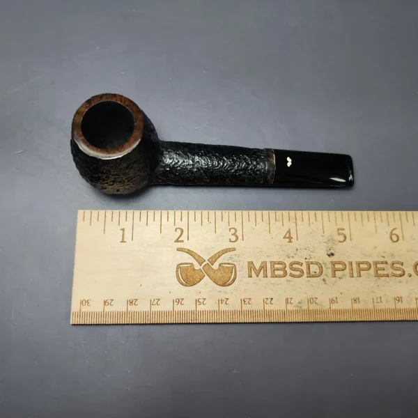 Caminetto Sandblasted Oval Shank Apple Estate Briar Pipe, Italian Estates - Image 11