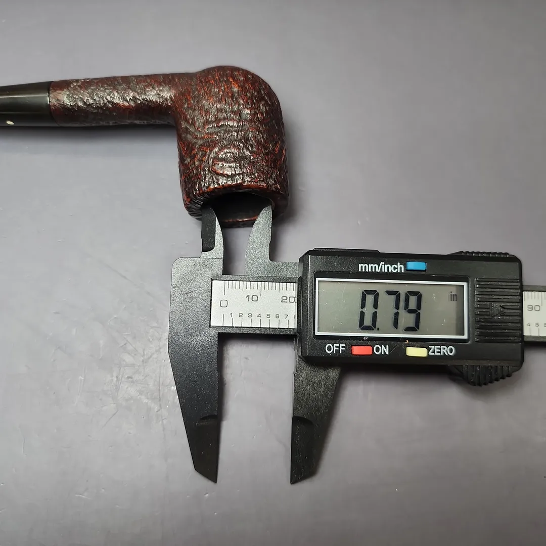 Dunhill 1960 Shell Briar 251 Sandblasted Billiard Estate Briar Pipe, English Estates - Image 11