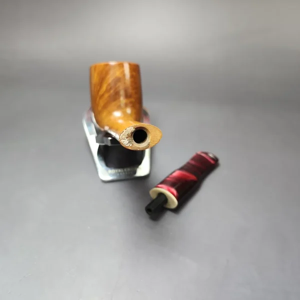 Edward's XL Smooth Lumberman w/ Acrylic Estate Briar Pipe, American Estates - Image 11