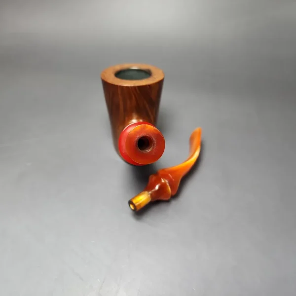 Unknown Smooth Poker Estate Briar Pipe, American Estates - Image 11