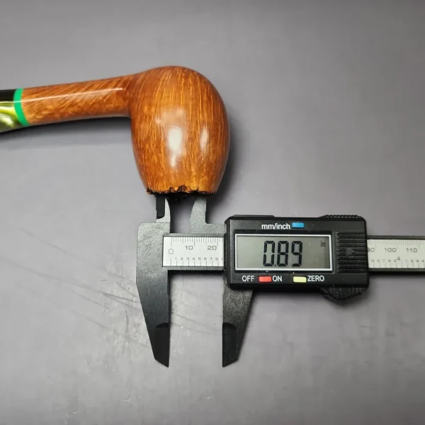 Edward's XL Smooth Egg w/ Acrylic Estate Briar Pipe, American Estates - Image 11