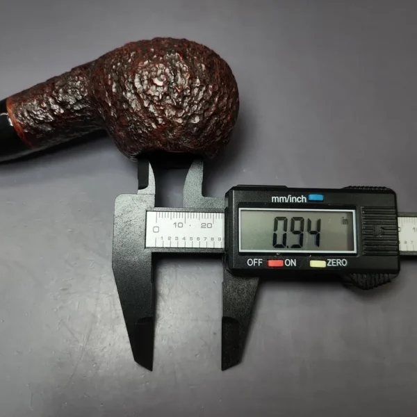 Savinelli Sitting 320 KS Rusticated Author Estate Briar Pipe, Italian Estates - Image 11