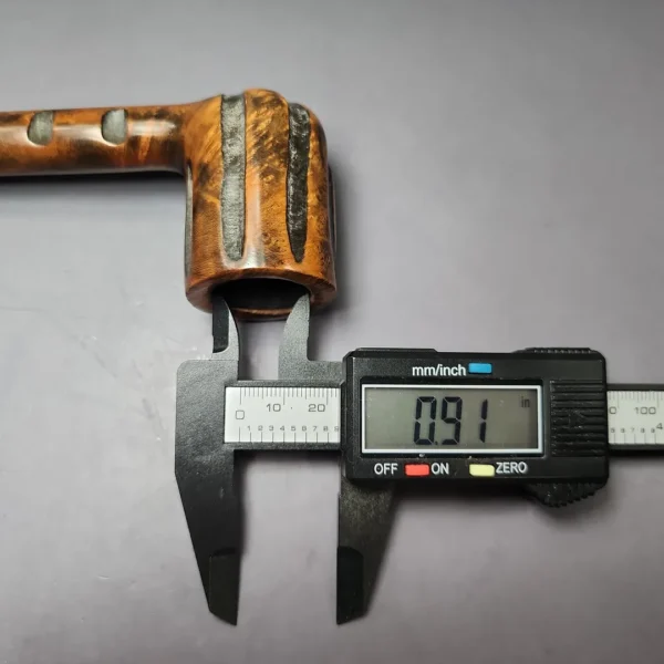 Kaywoodie Ruf-Tone Rusticated Lumberman Estate Briar Pipe, American Estates - Image 11