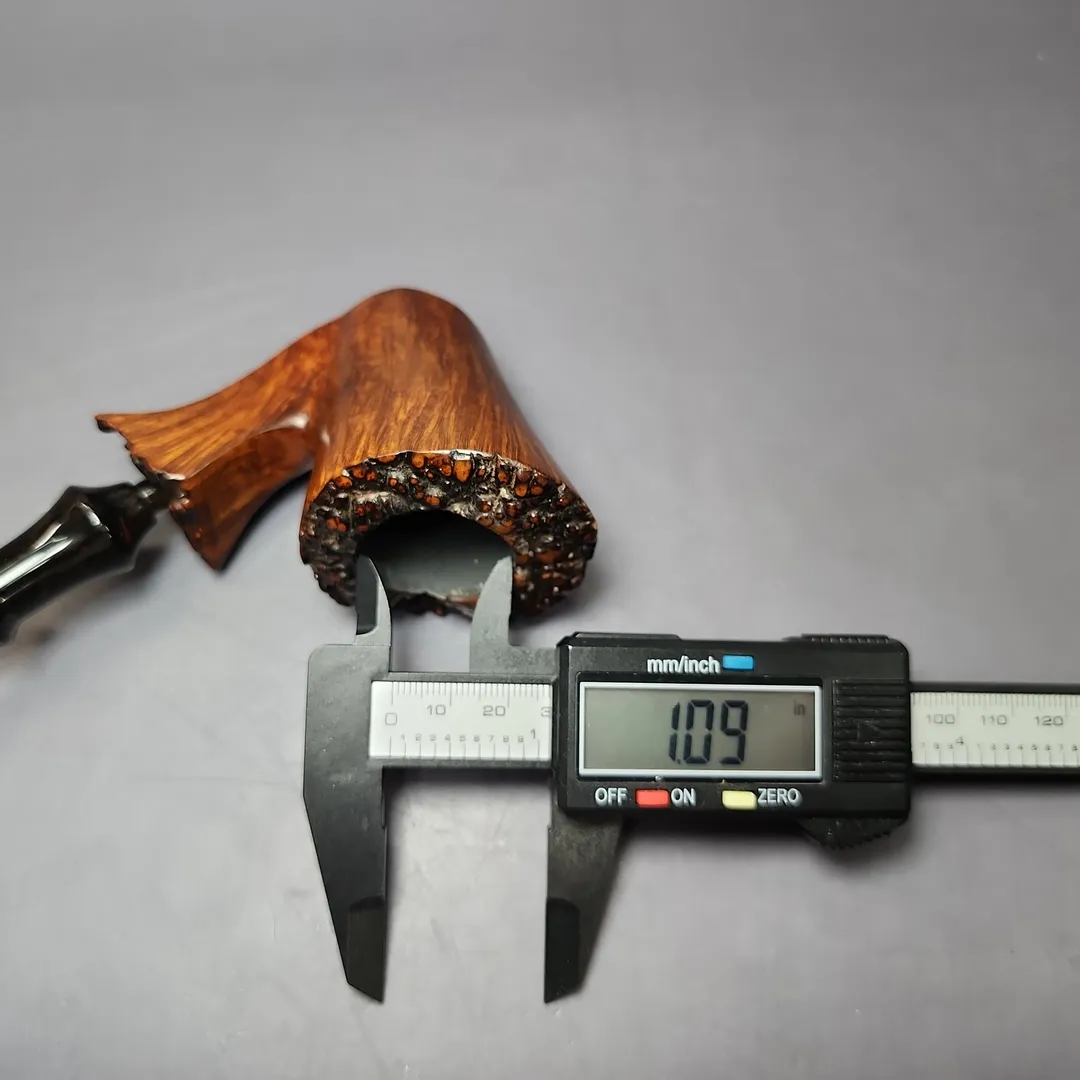 Preben Holm Rungsted Norseman XL Smooth Freehand Estate Briar Pipe, Unsmoked - Image 11