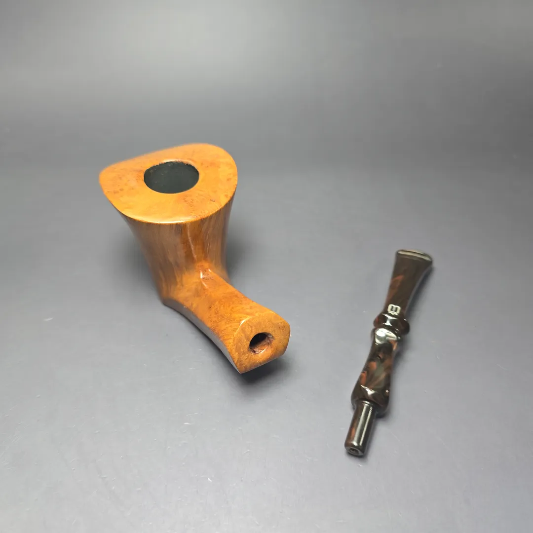 Preben Holm Wengholt Designer 3 Smooth Freehand Estate Briar Pipe, Unsmoked - Image 11