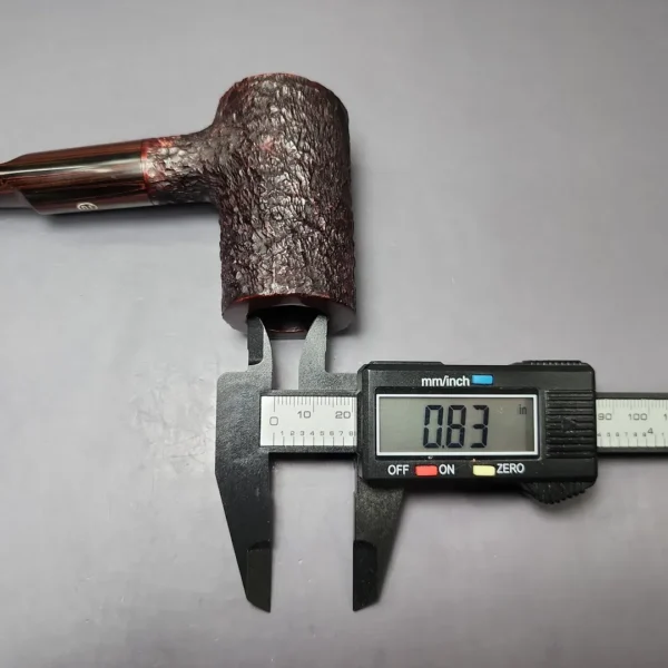 James Upshall Bark EXL Rusticated Poker w/ Cumberland Estate Briar Pipe, Unsmoked - Image 11