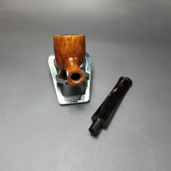 Unknown Smooth Pot Sitter Estate Briar Pipe, Other Estates - Image 11