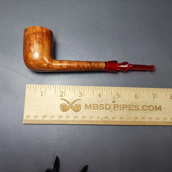 Edward's XL Smooth Lumberman w/ Acrylic Estate Briar Pipe, American Estates - Image 11