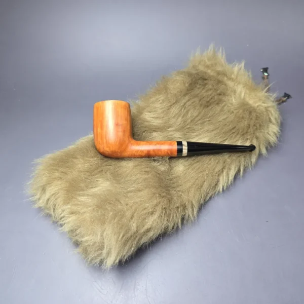 BST (Todd Bannard) 2 Foot Grade Smooth Billiard w/ Imitation Horn Estate Briar Pipe, Unsmoked - Image 11