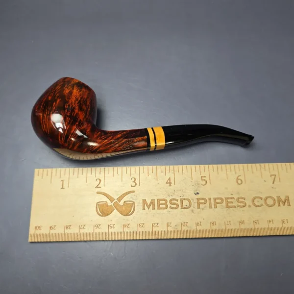 Chacom Pipe of the Year 1999 Smooth Hex Shank Apple Estate Briar Pipe, Unsmoked, 9mm - Image 11