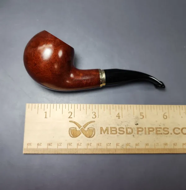 Vauen 3210 Smooth Apple w/ Brass Estate Briar Pipe, Unsmoked, 9mm - Image 11