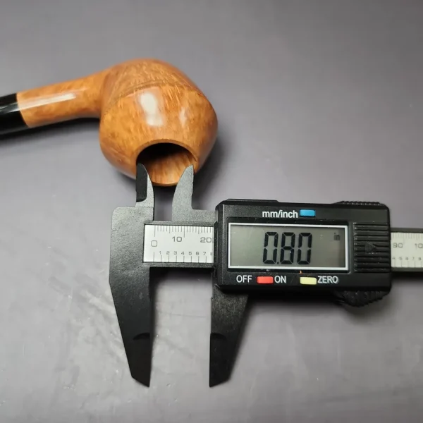 Mina Pipes Smooth Rhodesian Estate Briar Pipe, Unsmoked - Image 11