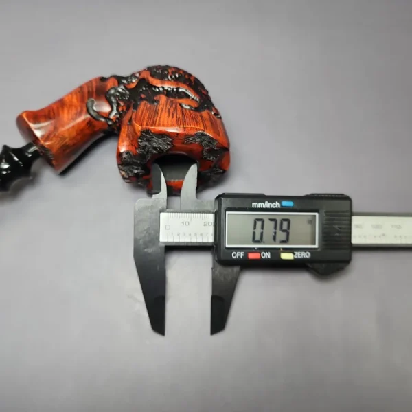 Nording Moss Partially Rusticated Freehand Estate Briar Pipe, Unsmoked - Image 11