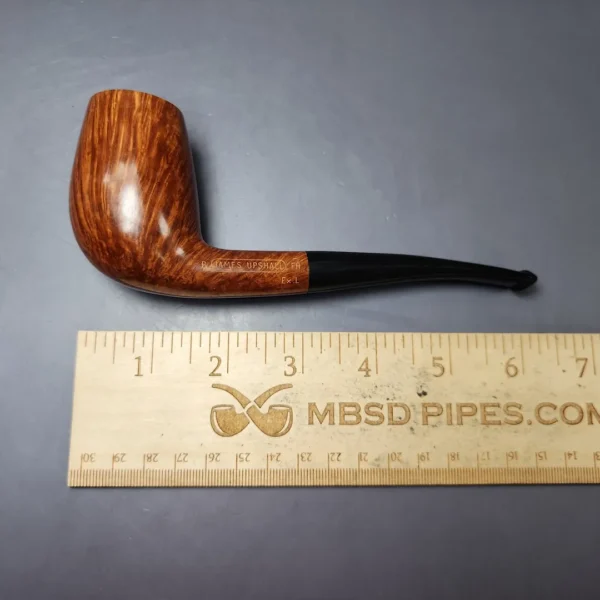 James Upshall B Grade Ex.L Smooth Egg Estate Briar Pipe, Unsmoked - Image 11