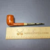 Christophe Wolff Smooth Bing Billiard w/ Ebonite Handmade Briar Pipe, New - Image 11