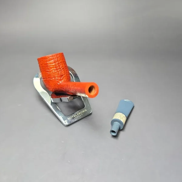 Christophe Wolff Sandblasted Lovat w/ Juma Handmade Briar Pipe, New - Image 11