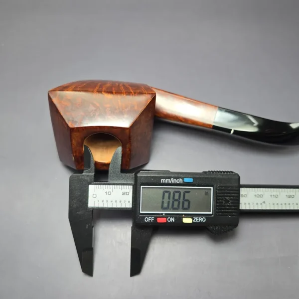 Baldo Baldi Magnum Smooth Diamond Bulldog Estate Briar Pipe, Unsmoked - Image 11