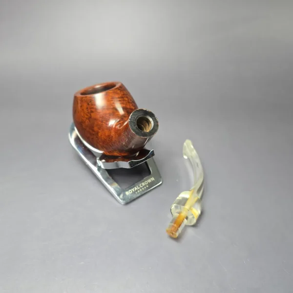 GBD Rose Collector 9633 Smooth Apple w/ Perspex Estate Briar Pipe, English Estates - Image 11