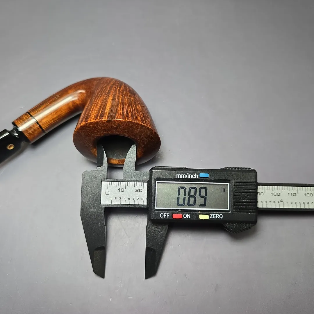 Ser Jacopo Gem Series Granato Smooth Dublin Estate Briar Pipe, Unsmoked - Image 11