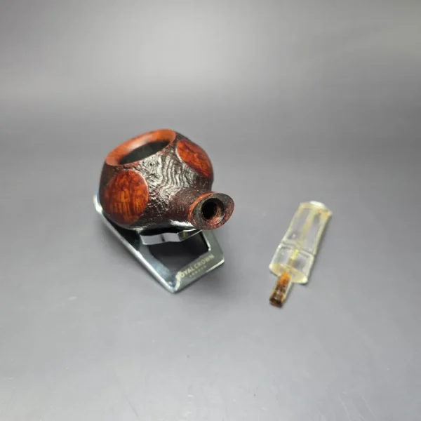 GBD Pre-1980s Fantasy Colossus 9643 Partially Sandblasted Diplomat Estate Briar Pipe, English Estates - Image 11