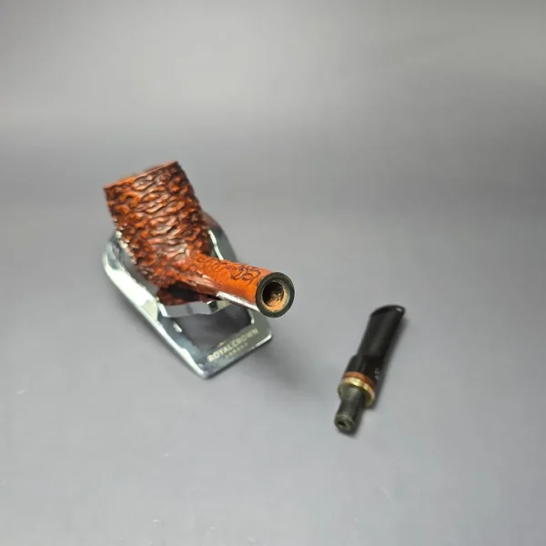 Aldo Velani Classica Brut 200 Rusticated Lovat Estate Briar Pipe, Unsmoked - Image 11