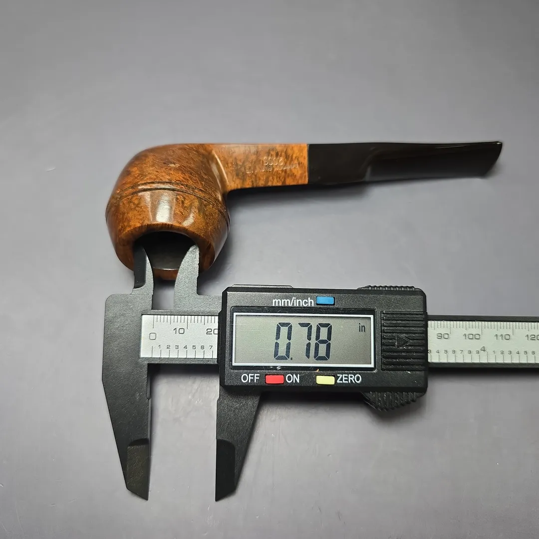 GBD Pre-1980s Ebony 2006 Smooth Bulldog Estate Briar Pipe, Unsmoked - Image 11