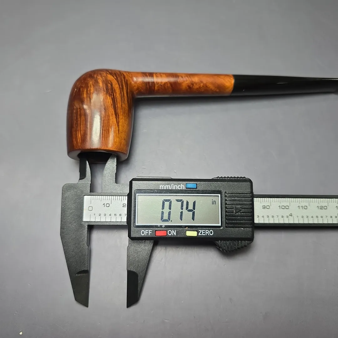 Barling's Pre-Transition Guinea Grain EL Smooth Billiard Estate Briar Pipe, English Estates - Image 11