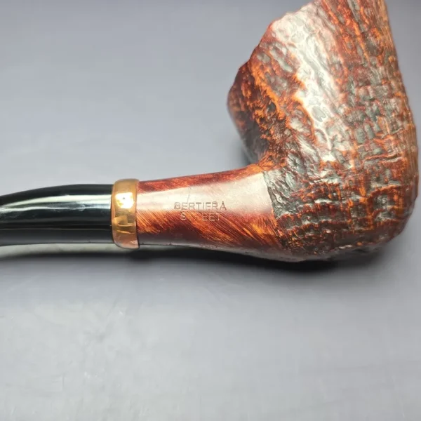 Bonfiglioli 2022 Free Form Sandblasted Dublin Estate Briar Pipe, Unsmoked - Image 11