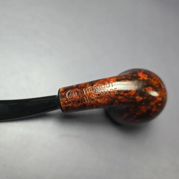 Herriot Pipes Smooth Asymmetric Apple Handmade Briar Pipe, New - Image 11