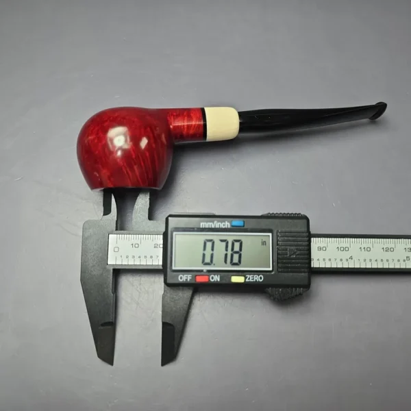 Luiz Lavos Smooth Prince w/ Ivorite Estate Briar Pipe, Unsmoked - Image 11