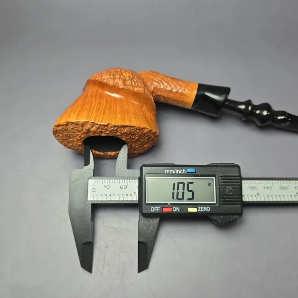 Preben Holm Delight XL Partially Sandblasted Freehand Estate Briar Pipe, Unsmoked - Image 11
