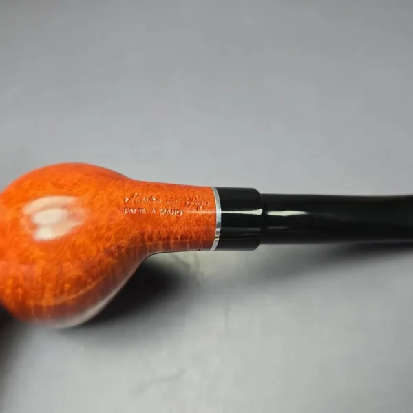 Mastro de Paja Dolce Vita L 03 Smooth Brandy Estate Briar Pipe, Unsmoked, 9mm - Image 11