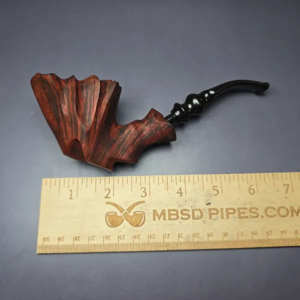 Preben Holm Fancy Matt (C5) XL Smooth Freehand Sitter Estate Briar Pipe, Unsmoked - Image 11