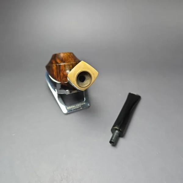 Stephen Downie Smooth Bulldog w/ Privet & Morta Estate Briar Pipe, Unsmoked - Image 11