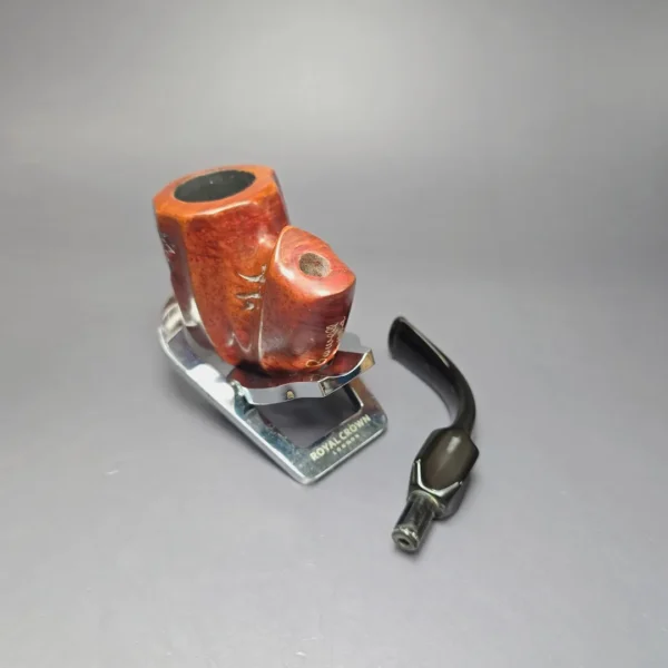 JM Boswell 2001 Spot Carved Oom Paul Estate Briar Pipe, American Estates - Image 11