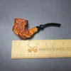 Micoli (Robert Burns) Rusticated Freehand Sitter Estate Briar Pipe, Unsmoked - Image 11