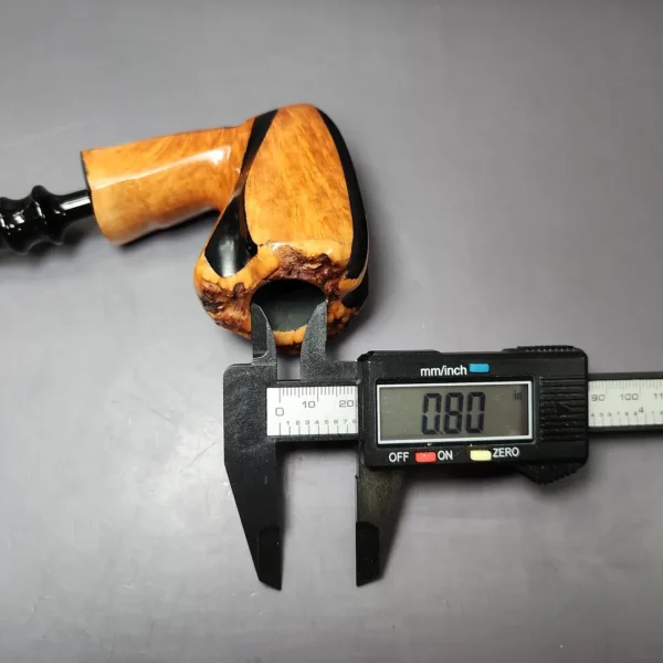 Nording Spiral Natural Smooth Freehand Estate Briar Pipe, Unsmoked - Image 11