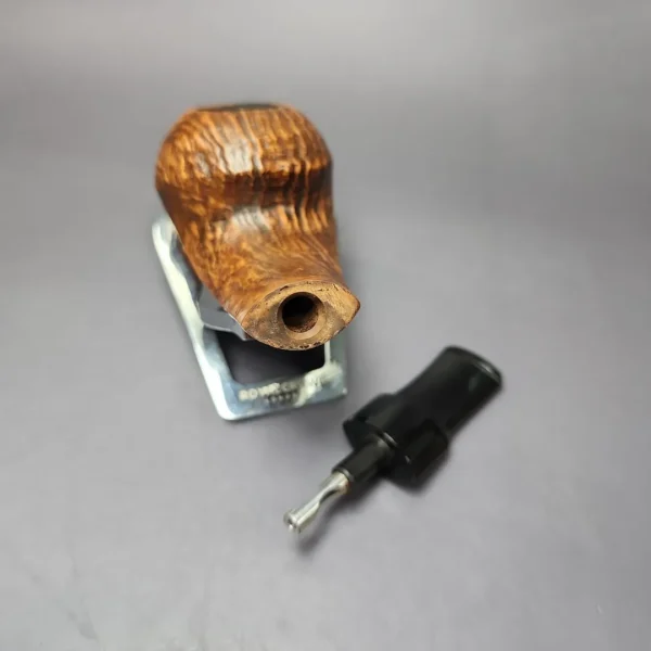 Chacom Oscar by Tom Eltang Sandblasted Apple Estate Briar Pipe, Unsmoked - Image 11