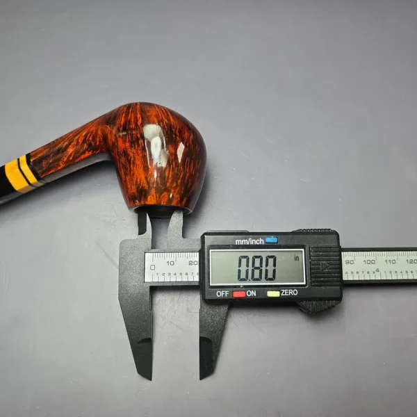 Chacom Pipe of the Year 1999 Smooth Hex Shank Apple Estate Briar Pipe, Unsmoked, 9mm - Image 12